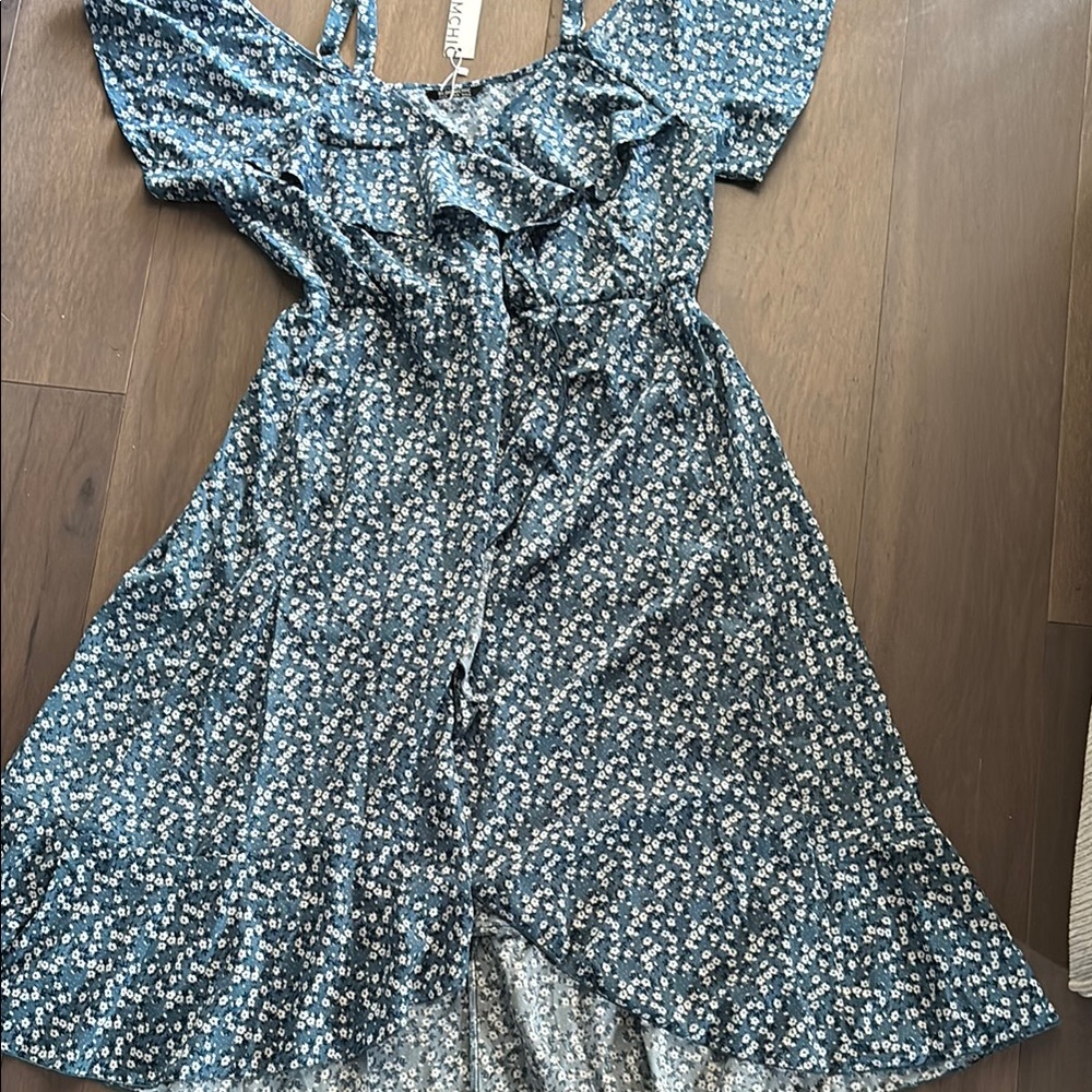 Floral Blue Dress